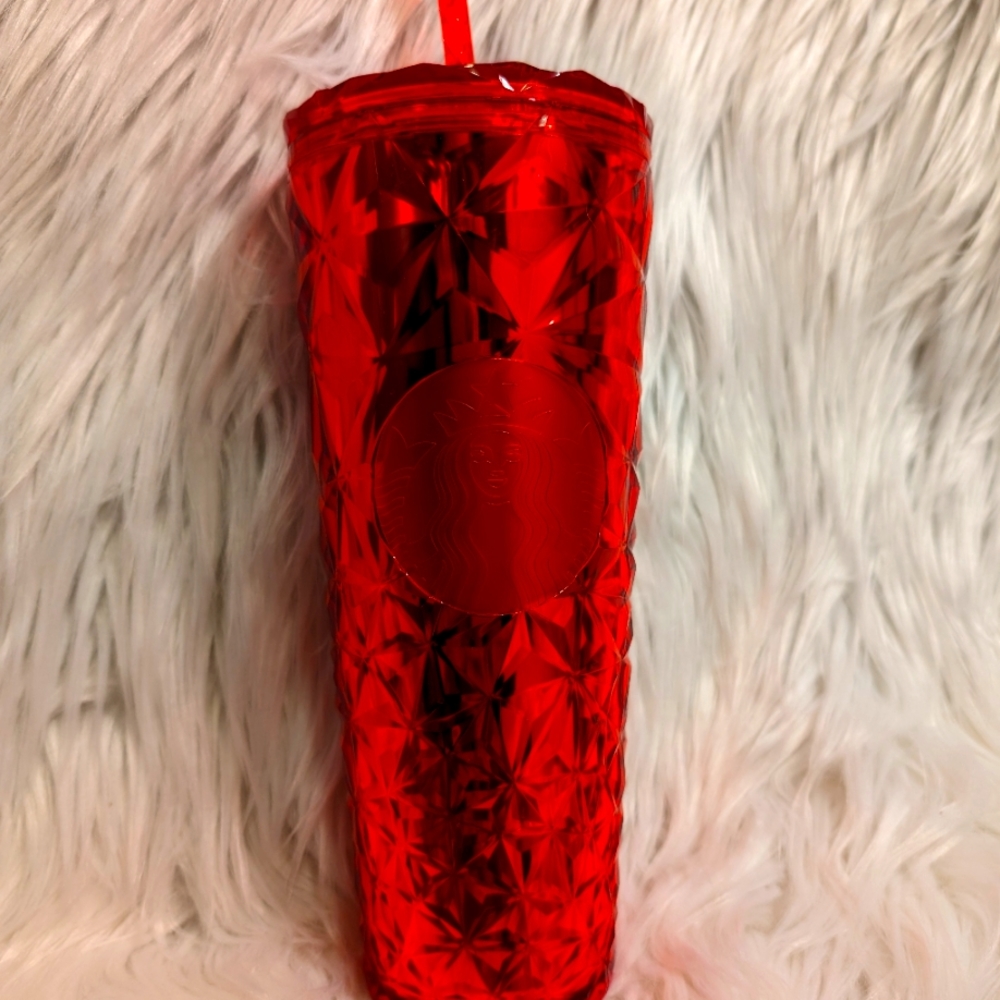 Red Starbucks 2023 holiday tumbler, 24oz